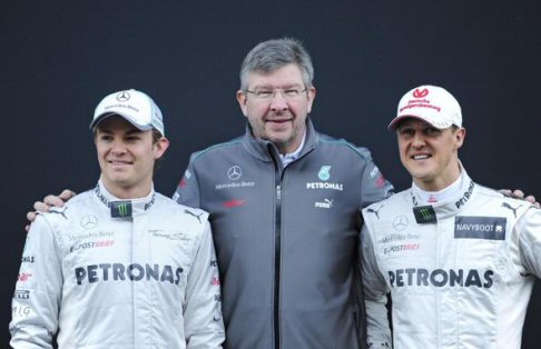 Mercedes - Gi la scorsa settimana, quando l'abbiamo guidata per la prima volta, la W03 ci ha trasmesso da subito buone sensazioni, dice Schumacher. 