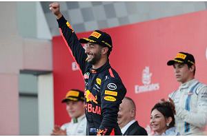 Nel GP di Azerbaijan vittoria a sorpresa della Red Bull di Daniel Ricciardo