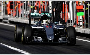 Gp del Messico, prima fila Mercedes, Hamilton in pole position