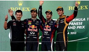 Quinta vittoria consecutiva per Sebastian Vettel