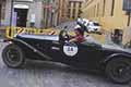Lancia Lambda Spider Casaro anno 1927 di Gianmario FONTANELLA e Anna Maria COVELLI che gareggiano con il numero 24, terzi nella classifica provvisoria di Bologna alle 1000miglia 2021