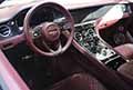 Bentley Continental GT W12 3 serie interni e volante lussuosi al Bologna Fiere ad Auto e Moto dEpoca edizione 2023