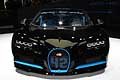Bugatti Chiron calandra al Salone di Francoforte 2017