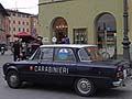 Auto depoca dell'arma dei Carabinieri con lAlfa Romeo Giulia auto storica